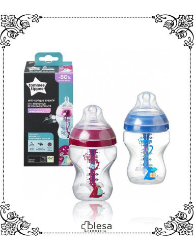 Tommee Tippee biberón CNT anticólico avanzado rosa 260 ml