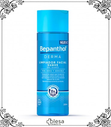 Bayer bepanthol derma limpiador facial suave gel diario 200 ml
