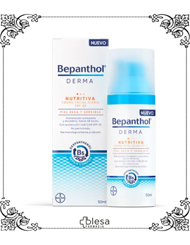 Bayer bepanthol derma nutritiva crema facial diaria SPF25 50 ml