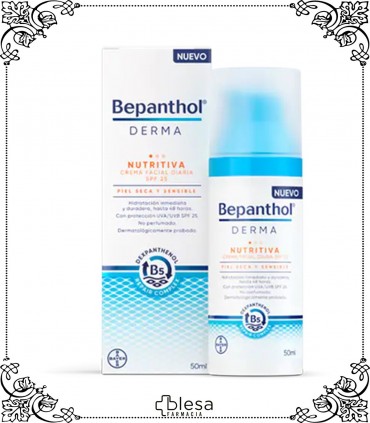Bayer bepanthol derma nutritiva crema facial diaria SPF25 50 ml