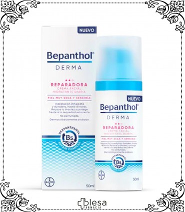Bayer bepanthol derma reparadora crema facial hidratante diaria 50 ml