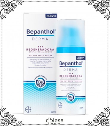 Bayer bepanthol derma regeneradora crema facial de noche 50 ml