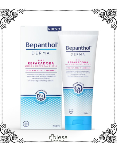 Bayer bepanthol derma reparadora loción corporal diaria 200 ml